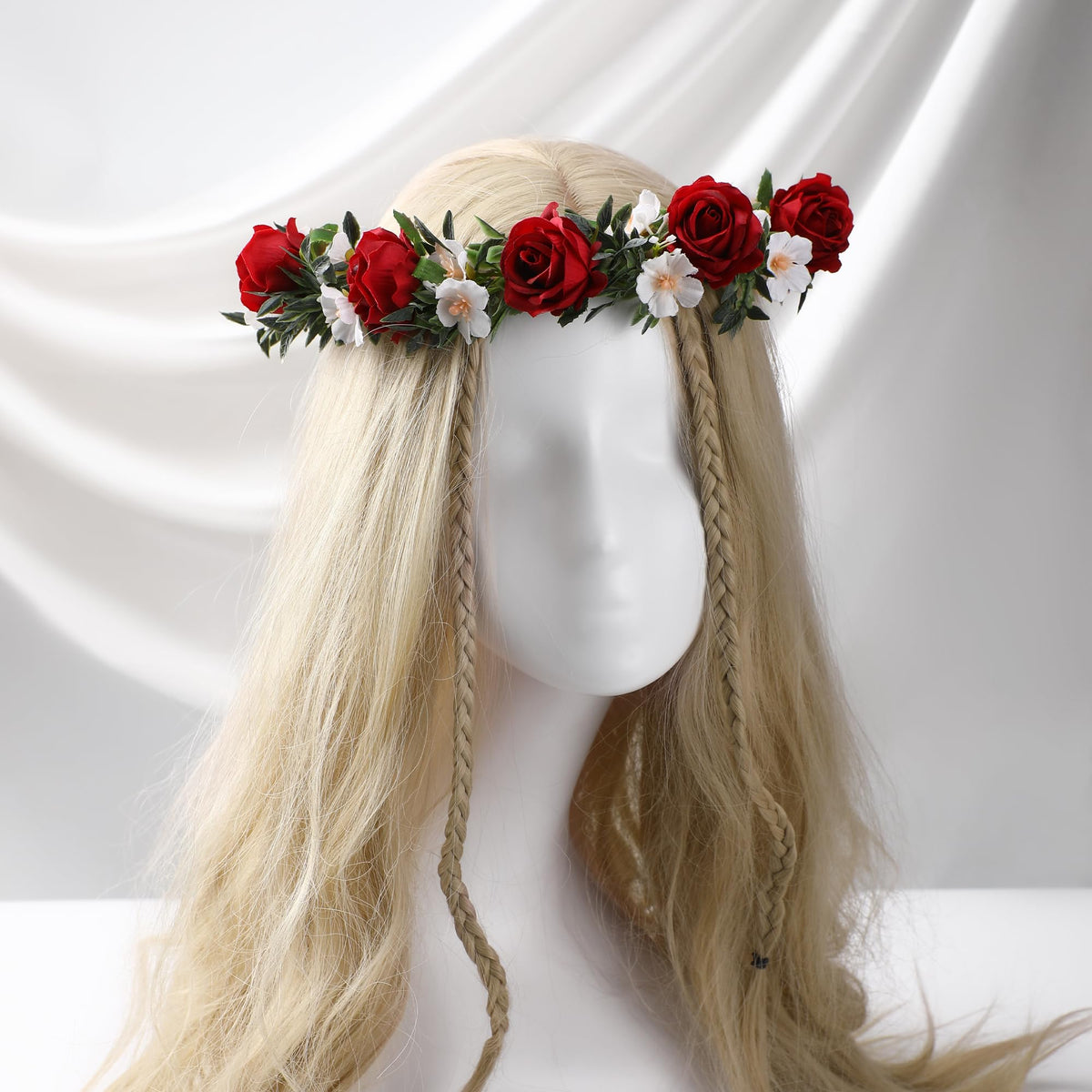 KorViSHOW rose crown side profile on model demonstrating comfortable natural fit
