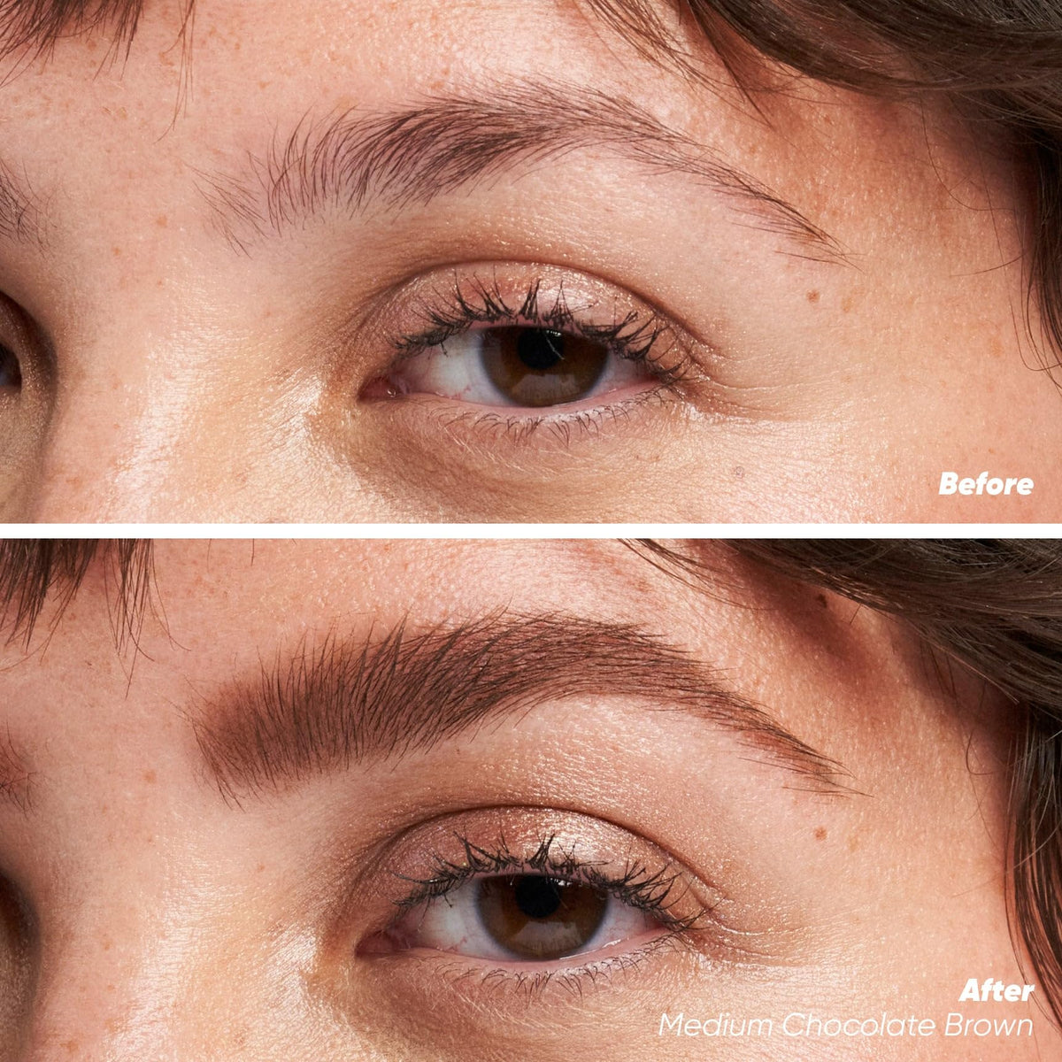 Kosas Air Brow precision spoolie close-up for even coating and precise shaping