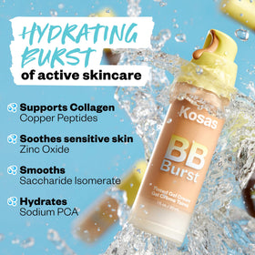 Kosas product being applied with fingers for fast, natural blending
