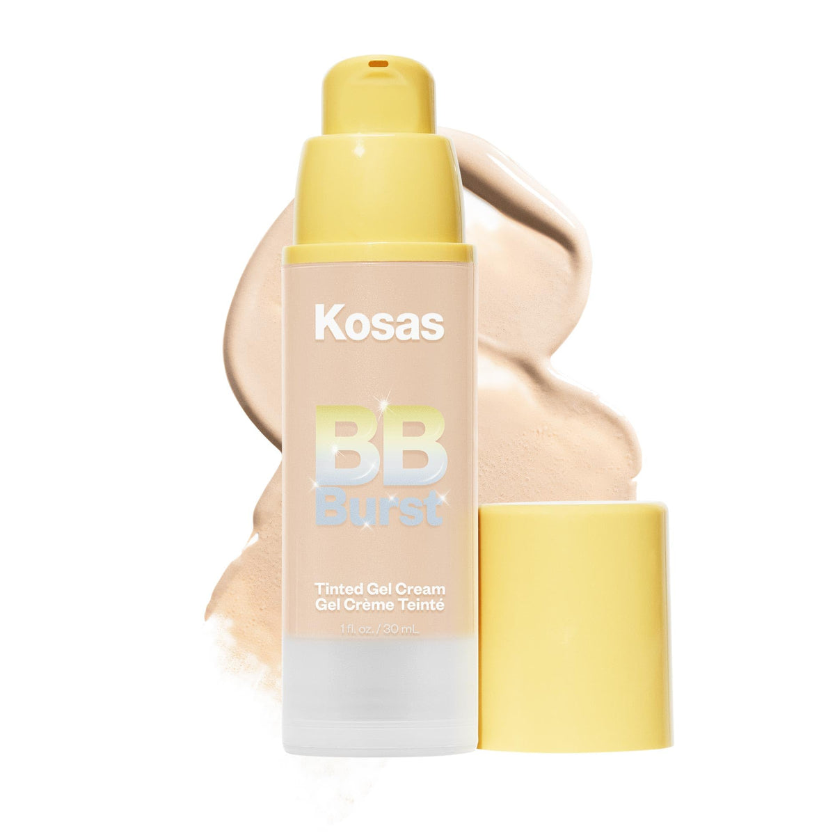 Kosas BB Burst front packaging showing product and label benefits