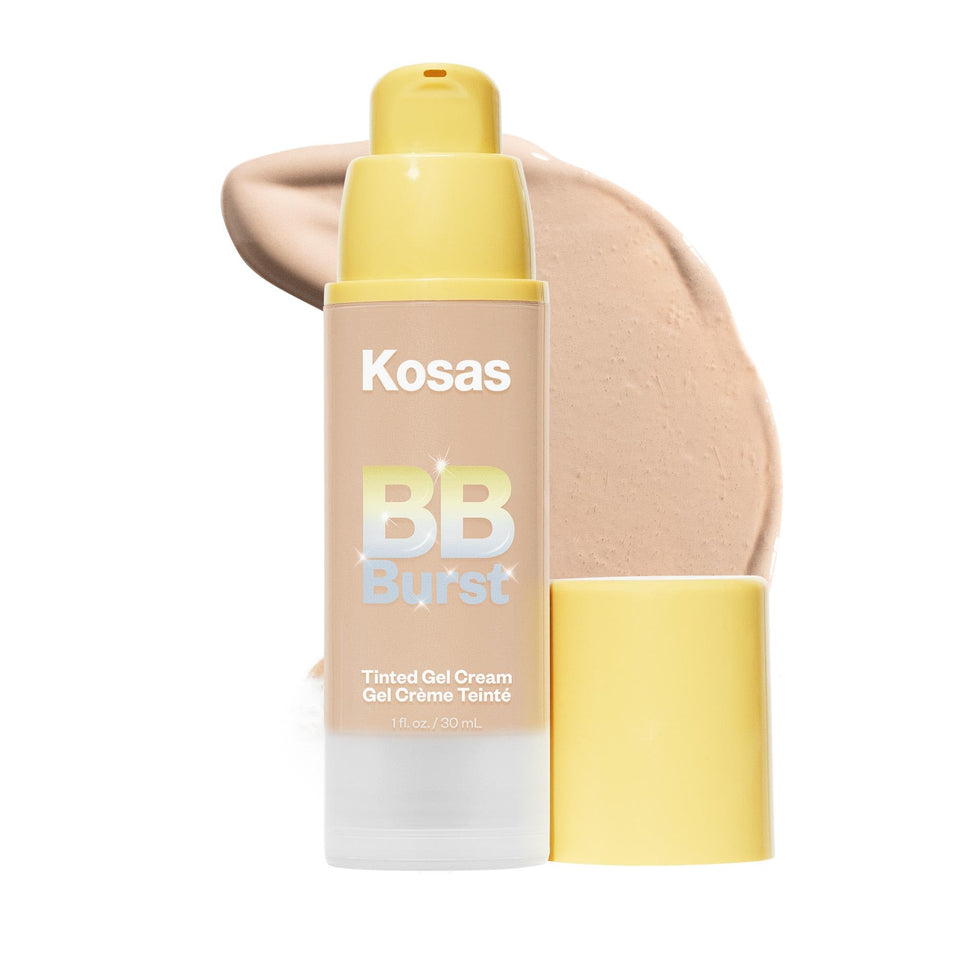 Kosas BB Burst front packaging highlighting product size and label benefit