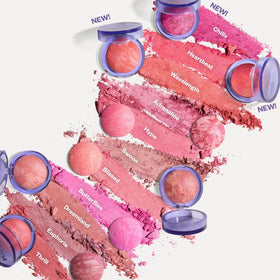 Kosas application with brush displaying smooth blend and buildable color