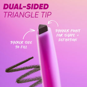 Kosas Brow Pop label and ingredients view highlighting clean, vegan formula