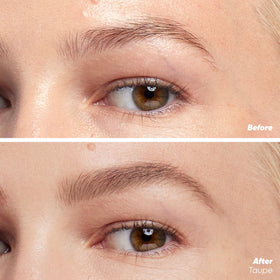 Kosas close-up of micro-triangle tip enabling precise brow strokes
