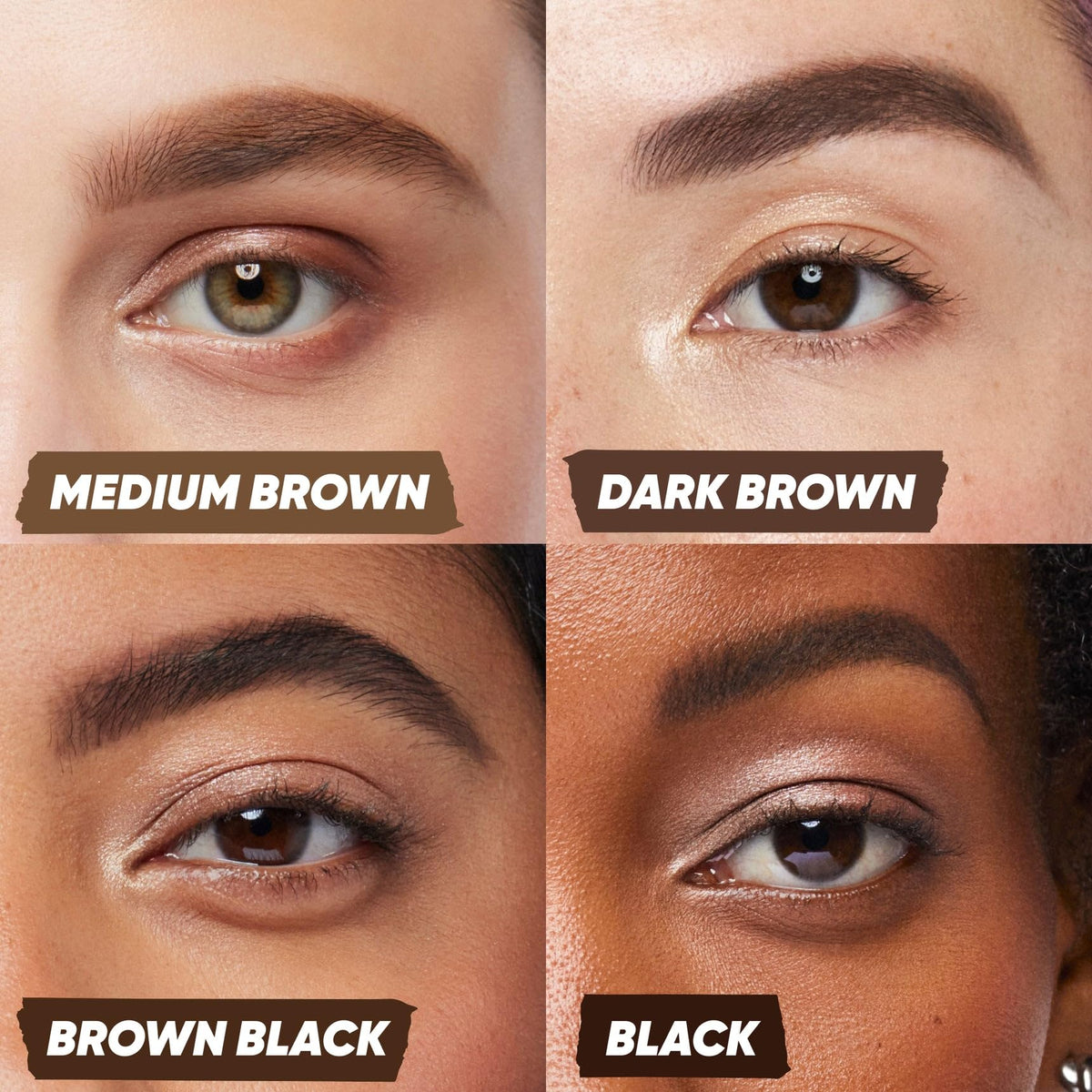 Kosas Brow Pop pencil held in hand to show size and easy portability