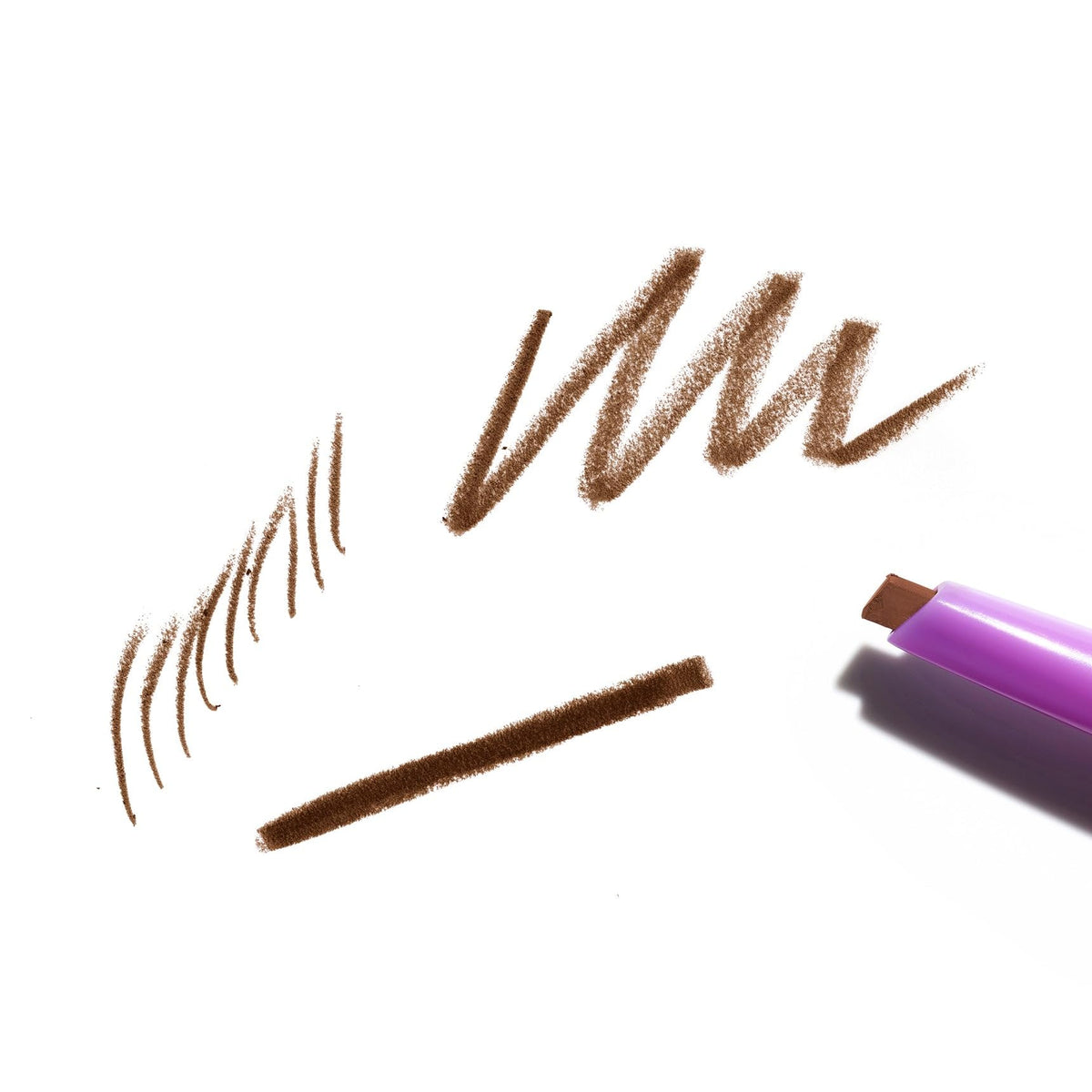 Kosas brow pop spoolie detail blending pigment for softer, natural-looking brows