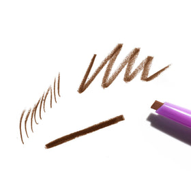 Kosas brow pop spoolie detail blending pigment for softer, natural-looking brows