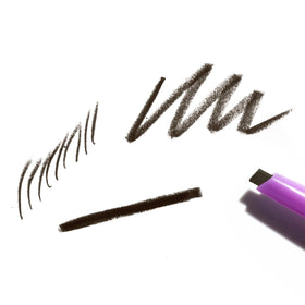 Kosas Brow Pop spoolie detail grooming and blending for a natural finish