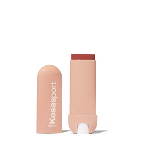 Kosas cap and label detail showing clean formulation claims and ingredient transparency