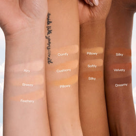 kosas puff pressing powder for precise matte control on t-zone