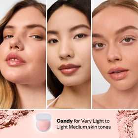 Kosas application under-eye demo using small brush for targeted brightening benefit