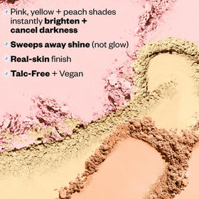 Kosas brush swatch on arm revealing sheer pink payoff and buildable coverage