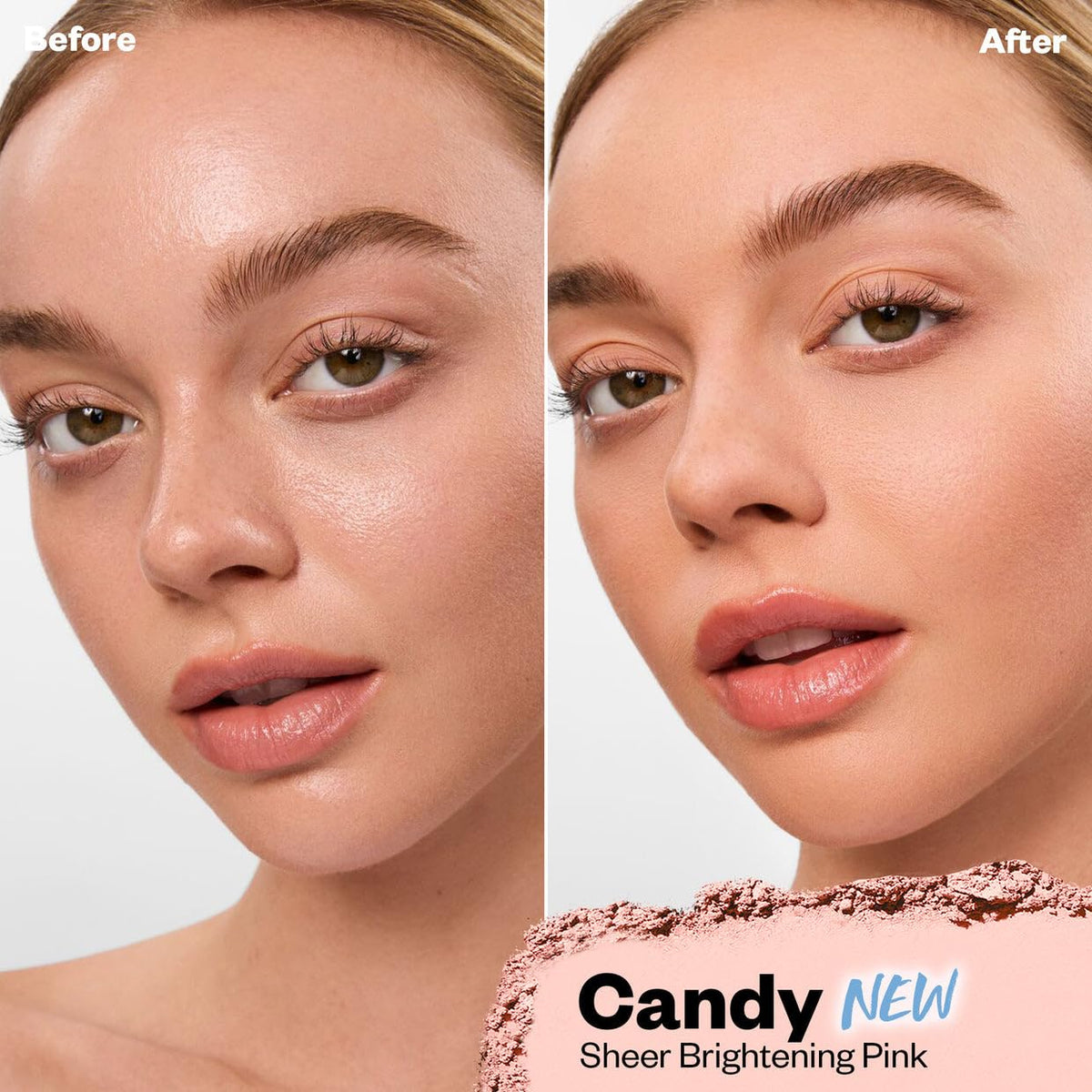 Kosas powder texture close-up highlighting smooth baked finish and blendability