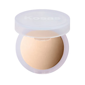Kosas compact front view showing sleek packaging and clean-beauty branding for easy identification