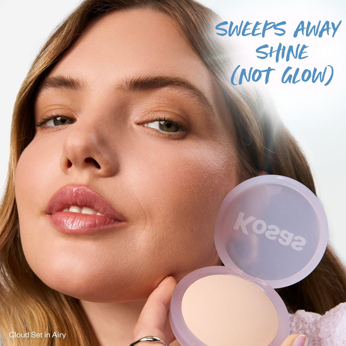 Kosas Cloud Set texture close-up revealing airy finish and light blurring