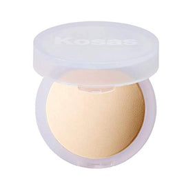 Kosas compact front view showing sleek packaging and travel-ready convenience
