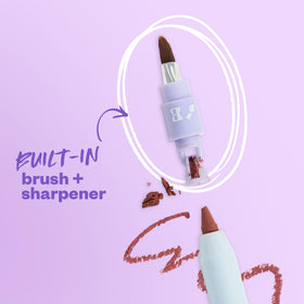 Kosas Hotliner held in hand to show size and travel-friendly convenience