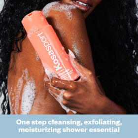 Kosas gel texture close-up highlighting gentle exfoliating feel