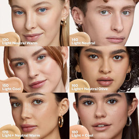 Kosas Revealer applied with foundation brush for seamless blend and coverage