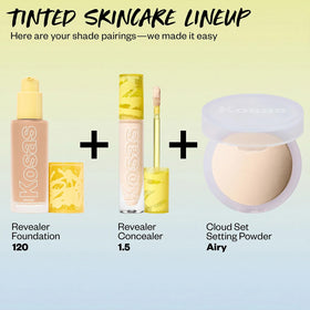 Kosas Revealer bottle with SPF label showing mineral SPF 25 for daily protection
