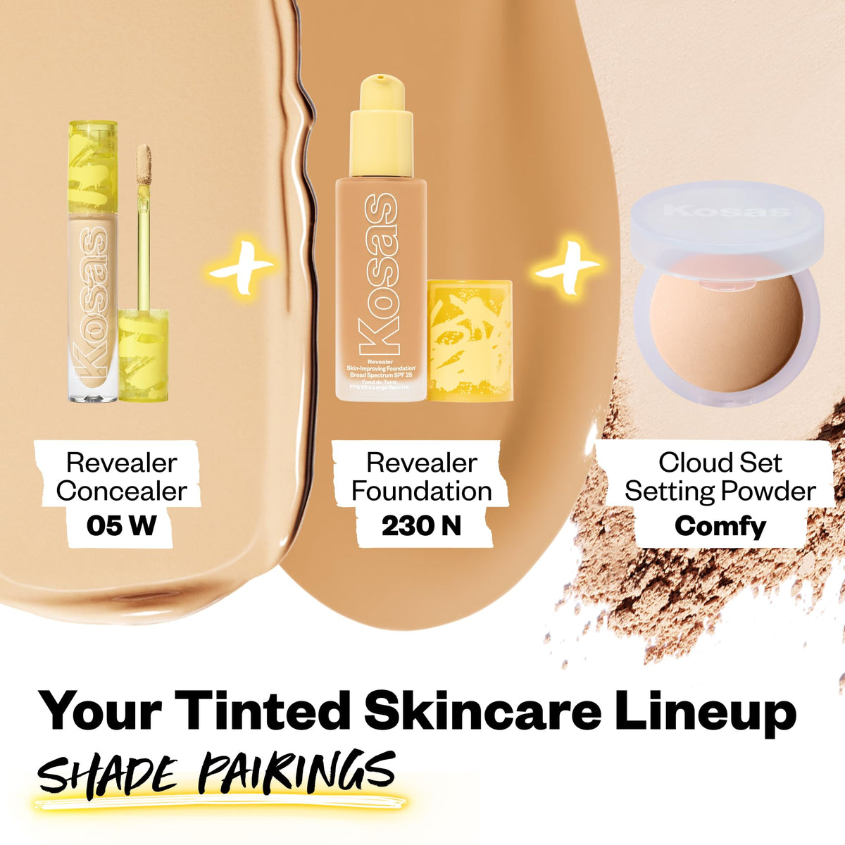 Kosas Revealer concealer label with ingredients emphasizing clean-beauty benefits