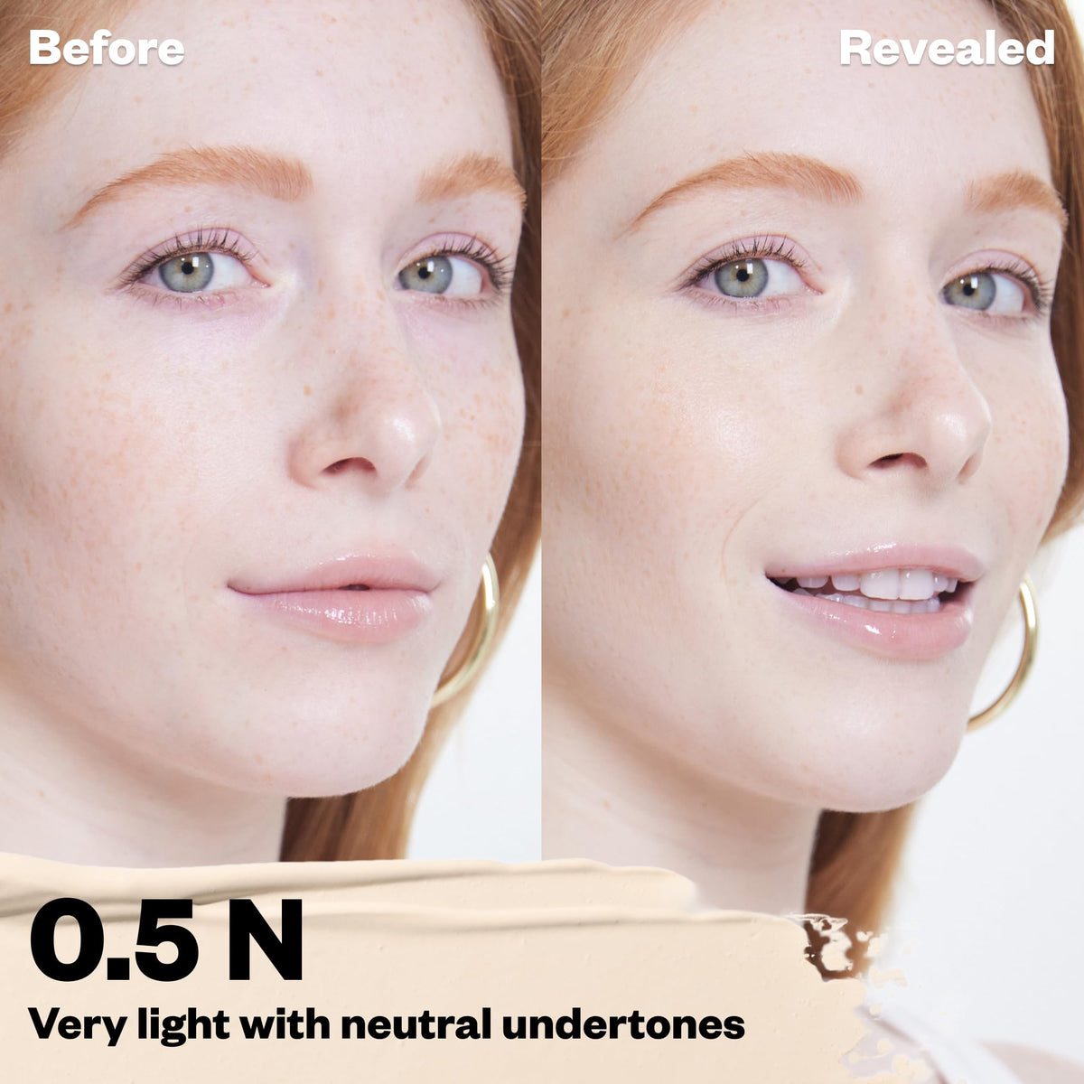 Kosas Revealer concealer open wand applicator demonstrating easy precise application