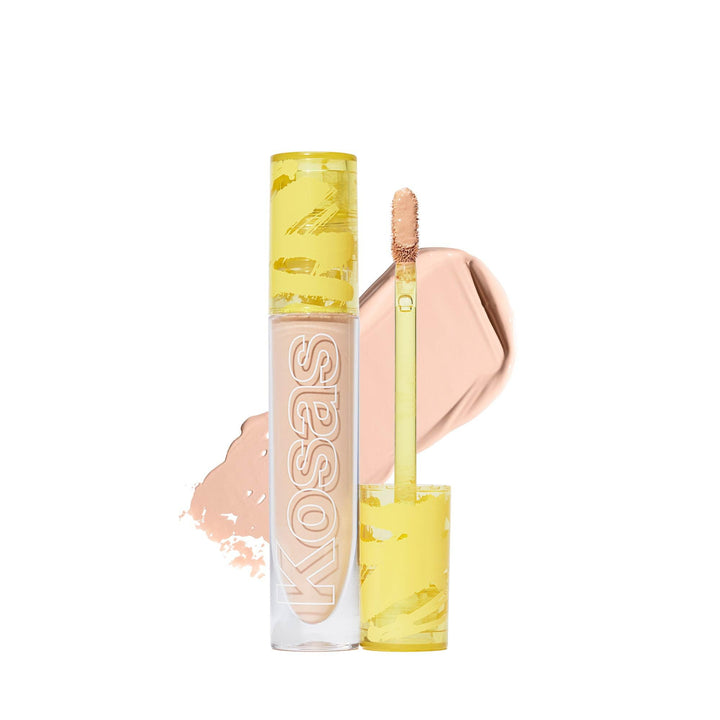 Kosas Revealer concealer tube front view showing shade and easy application