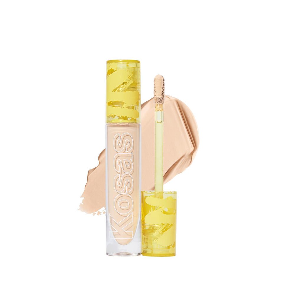 Kosas Revealer front packaging showing product tube and label, clean design benefit