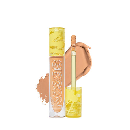Kosas Revealer front tube showing shade label and sleek packaging benefit