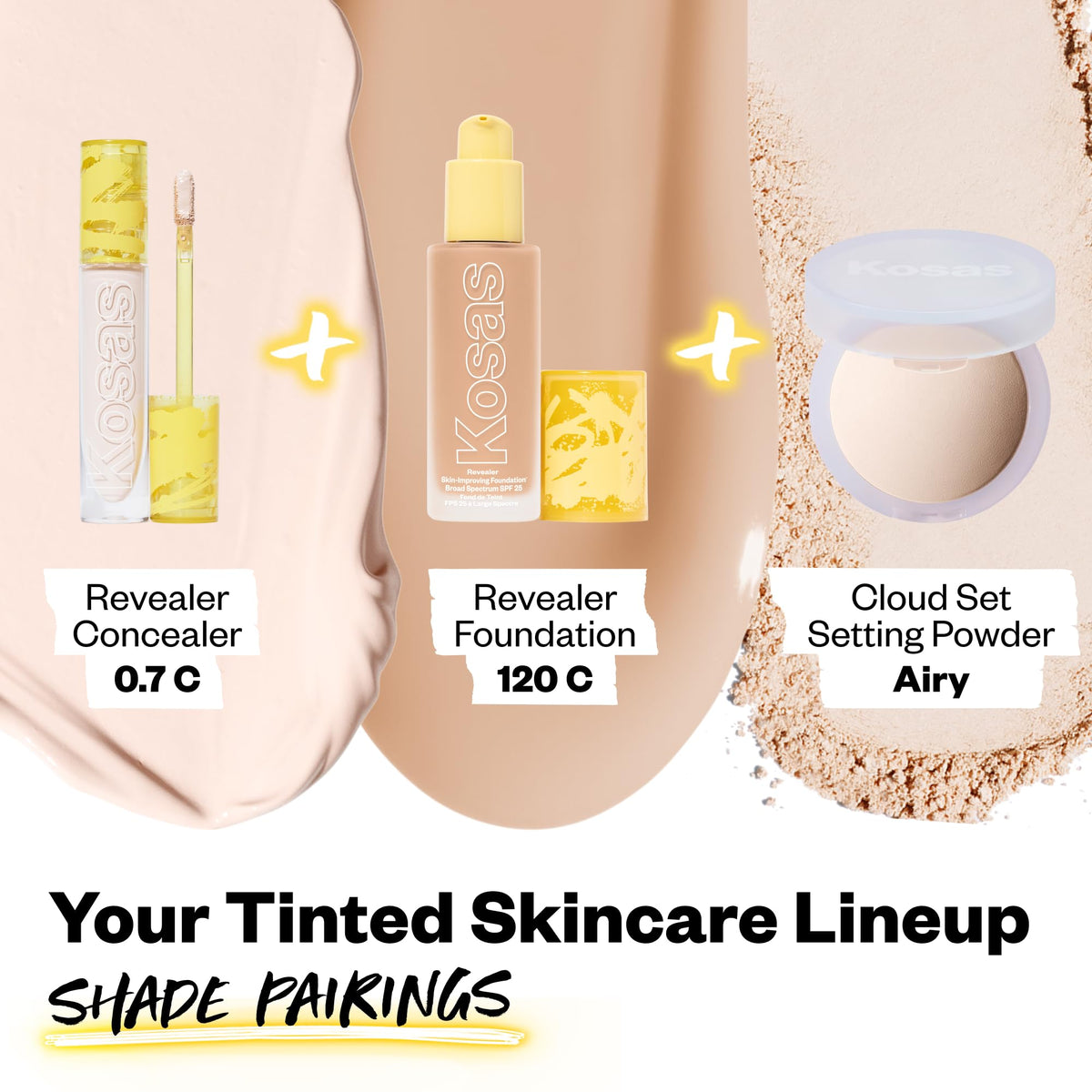 Kosas Revealer label close-up with visible ingredient names for clean-beauty reassurance