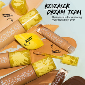 Kosas Revealer in morning routine setting illustrating hydrating glow for daytime wear
