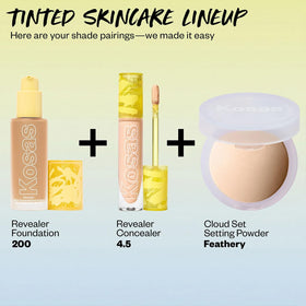 Kosas Revealer mineral SPF 25 ingredient display showing daily protection benefit