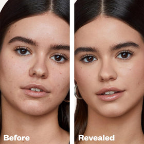 Kosas Revealer texture swirl highlighting creamy consistency and hydrating finish