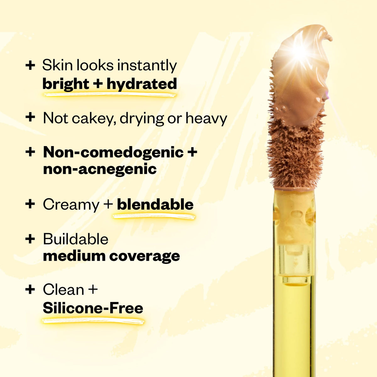 Kosas Revealer paired with foundation and powder for layered long-lasting wear