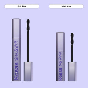 Kosas Soulgazer model closeup eye shot showcasing natural defined lash benefit