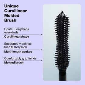 Kosas Soulgazer size comparison next to coin showing travel-friendly benefit