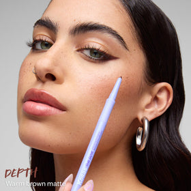 Kosas Soulgazer tip close-up highlighting creamy gel point for precise lining