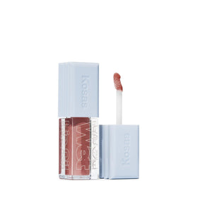 Kosas product front packaging showing glossy tube and shade for quick recognition