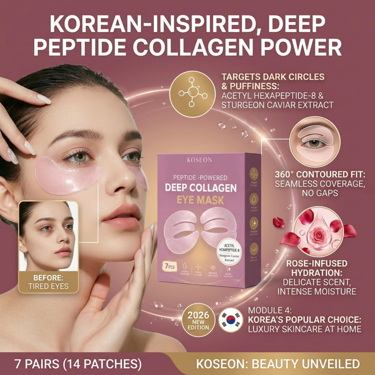 koseon close-up hydrogel texture highlighting thin flexible patch for comfortable adherence