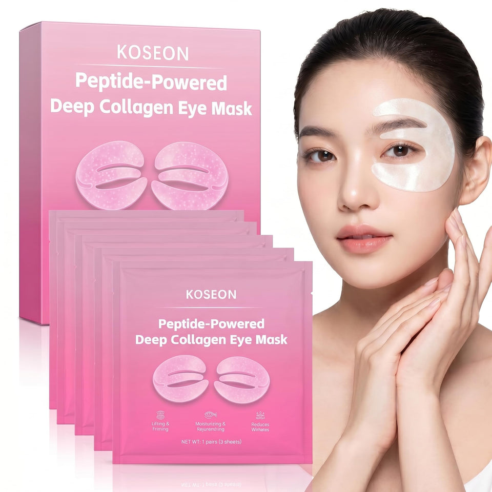 KOSEON front packaging showing elegant box and product name with travel-ready benefit