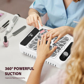Kouzitop top control panel with three-speed buttons, offers adjustable suction control