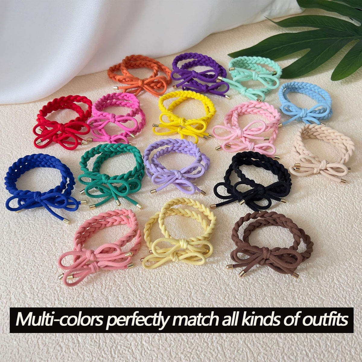 KOVOLITU flat lay of 14 colors arranged to show outfit-matching variety