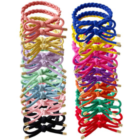KOVOLITU front packaging showing 28 colorful braided hair ties for easy selection