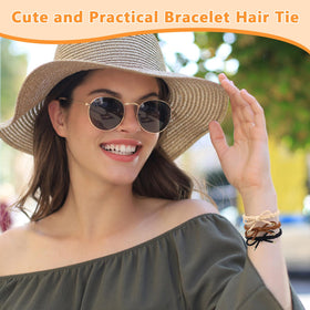 KOVOLITU hair tie holding a messy bun gently without pulling or head pressure