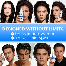 KPEBN before and after comparison showing visible thicker-looking hair