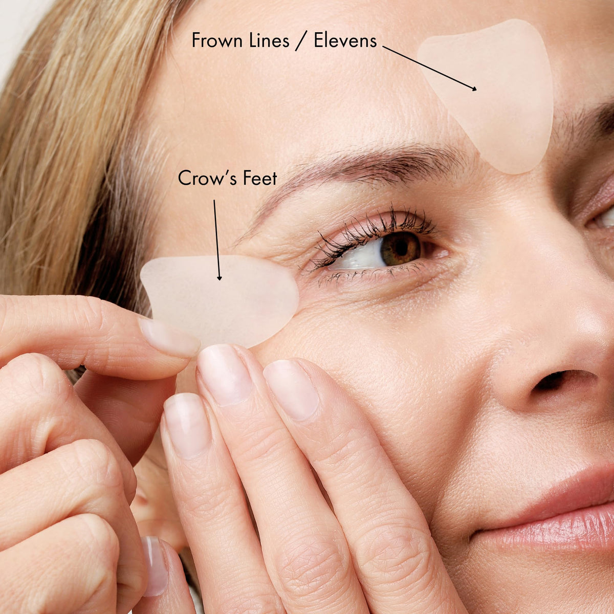 KPLUS close-up of hydrogel patch texture showing smooth cushion