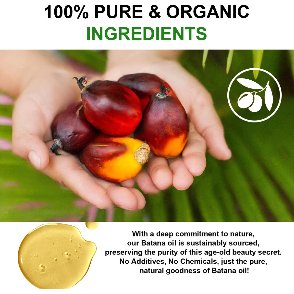 KPNEMA Batana Oil close-up texture highlighting nourishing consistency