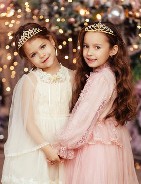 KQYSLXG label and back of headband showing construction and secure rhinestone placement