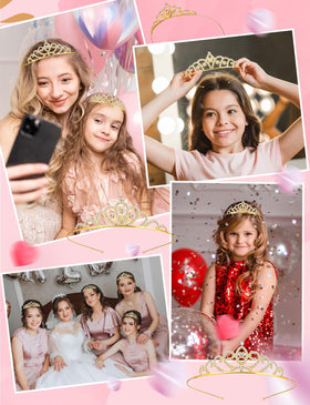 KQYSLXG crown headband styled in wedding setting adding elegant sparkle to bridal look