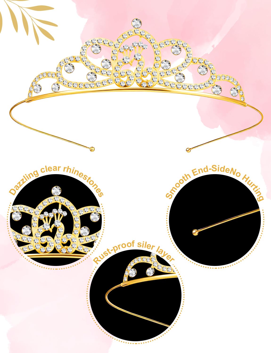 KQYSLXG side profile of headband band showing slim metal comfort and flexible fit